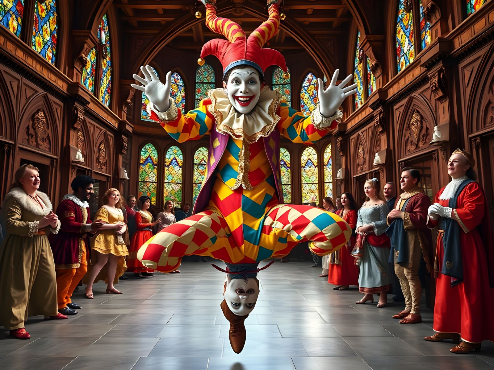 I have a foot if I land on my head, extra eyes in my mouth, what more could go wrong?  by @Gary Murakami