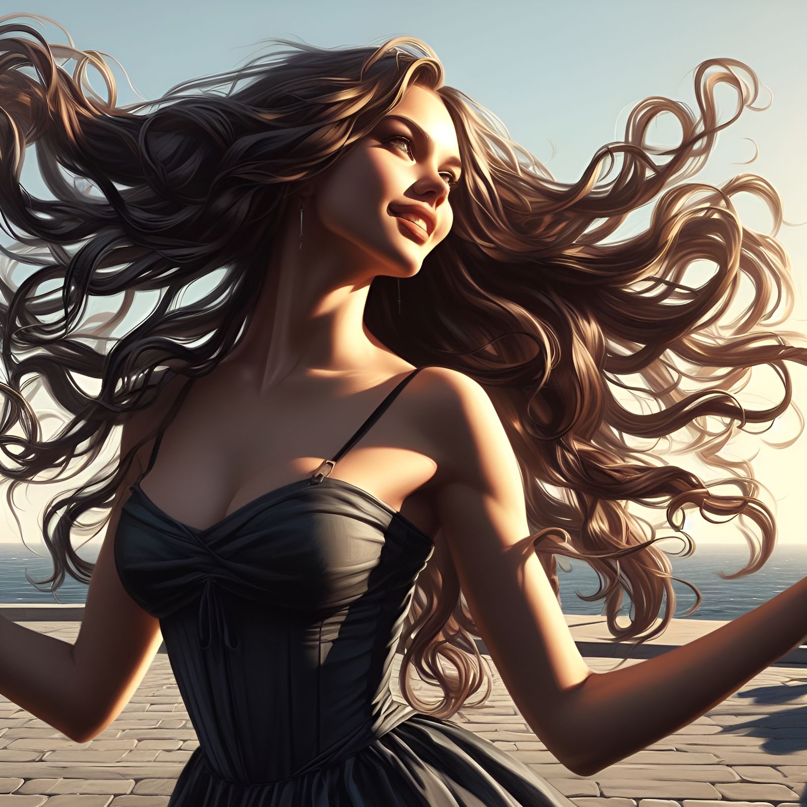 "I love my hair. Do be do be do."