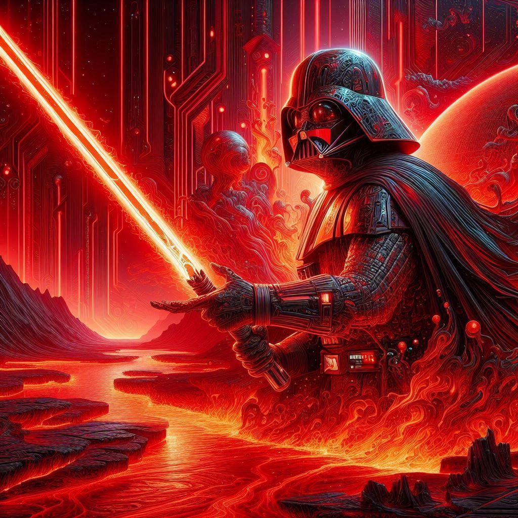 Darth Vader's angry spirit