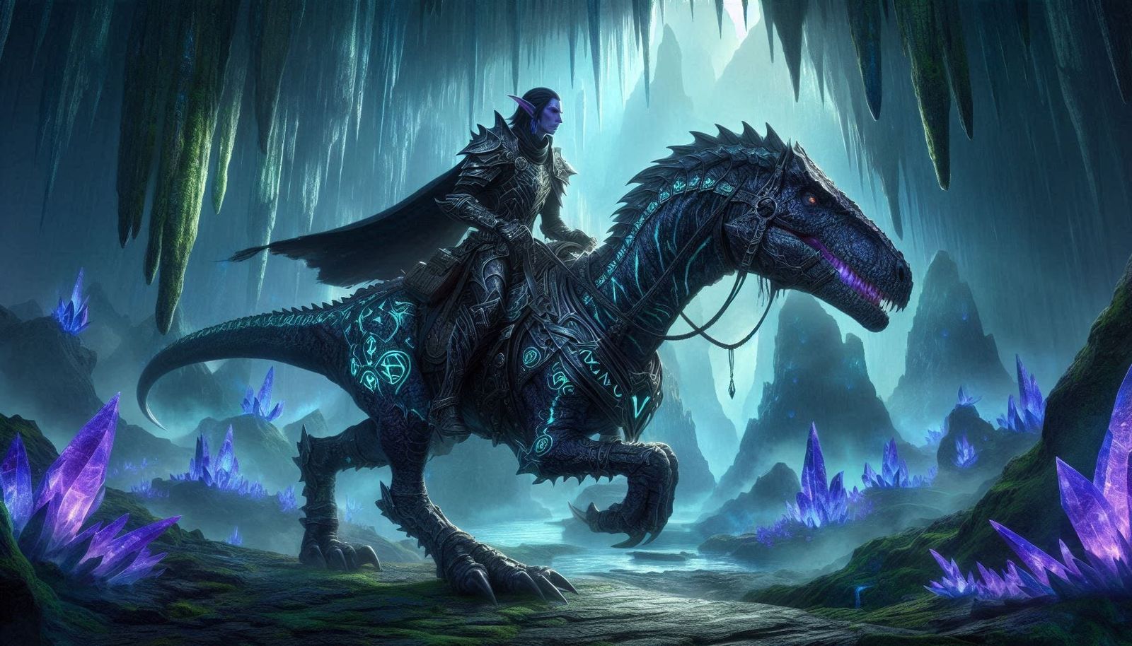 Dark Elf Scout on Cold One Mount