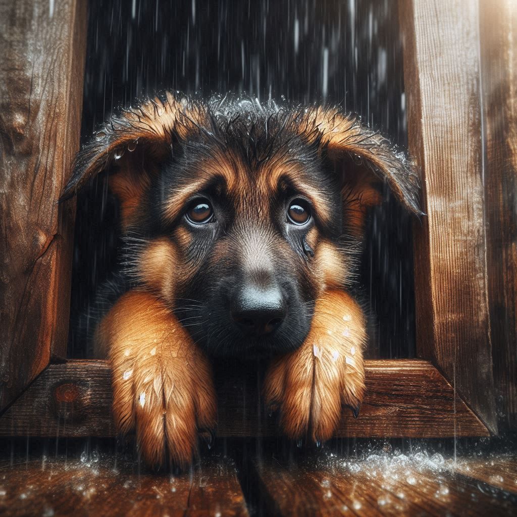 In the doghouse again.