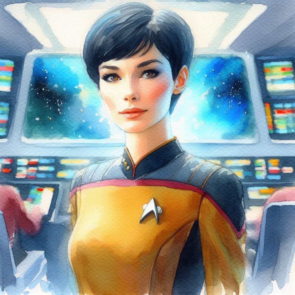 "Women of Star Fleet" Watercolor