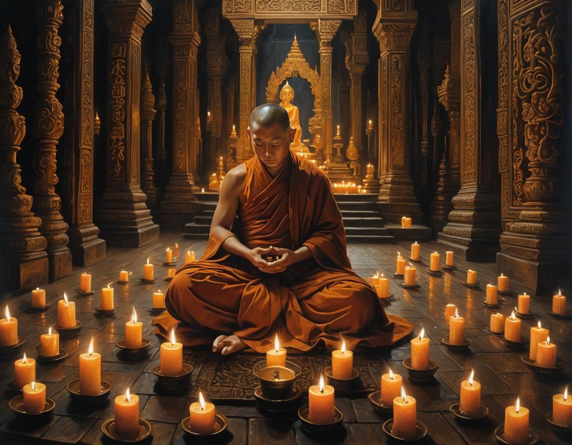 Candlelit Temple  by @Colin Davis