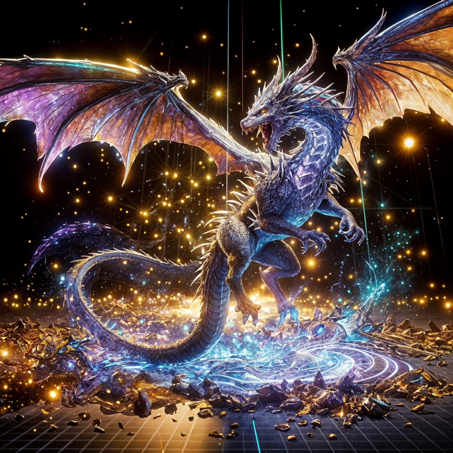 Trans-dimensional Terror  by @Crystal