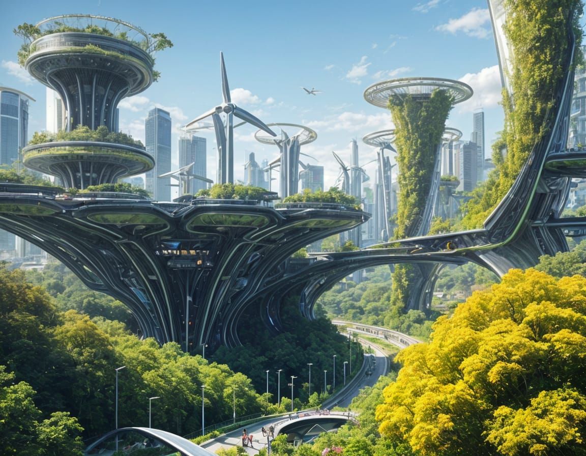 Green City  by @Windoula