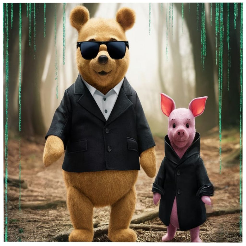 Matrix Pooh and Piglet