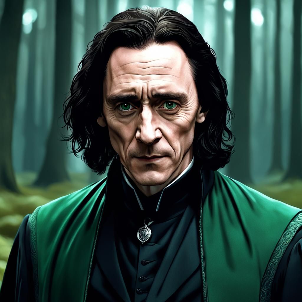 Severus Snape but it's Tom Hiddleston - AI Generated Artwork ...