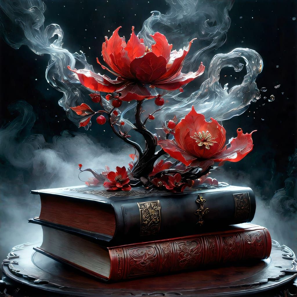 When the books blossom