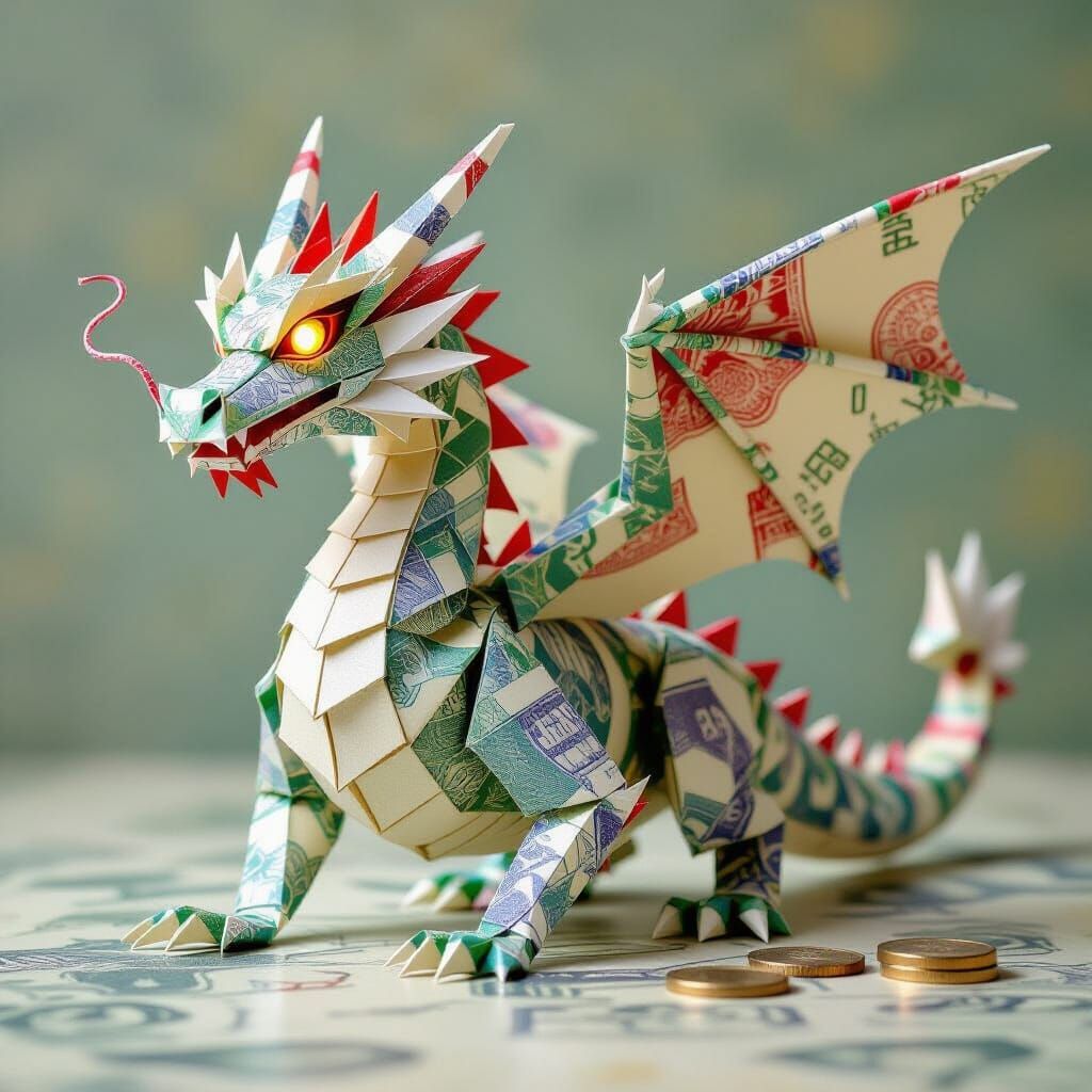  The eagle fighting a dragon.  - Start Image 2