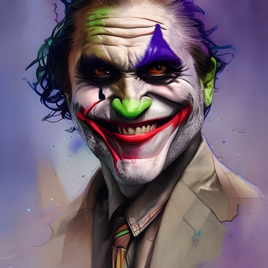 Tom Araya as The Joker : crayon Caricature : by Jean Baptiste monge : Ismail Inceoglu : Karol Bak : Tyler ...  by @cybr