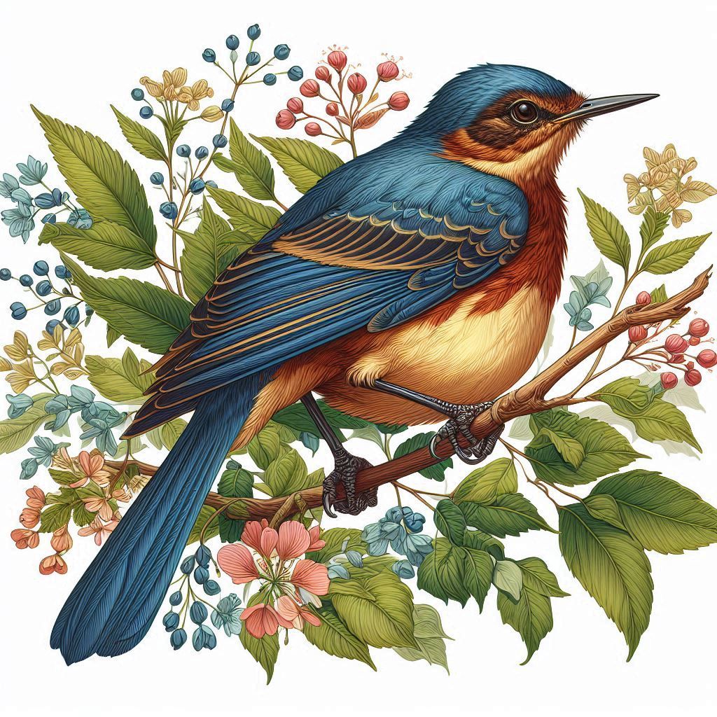 Pregnant nature bird