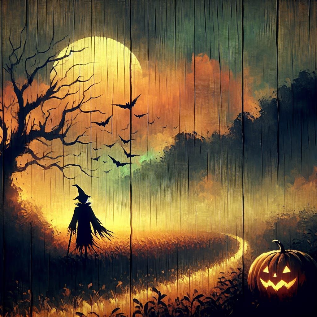 Scarecrow wood tablet  by @Ideal