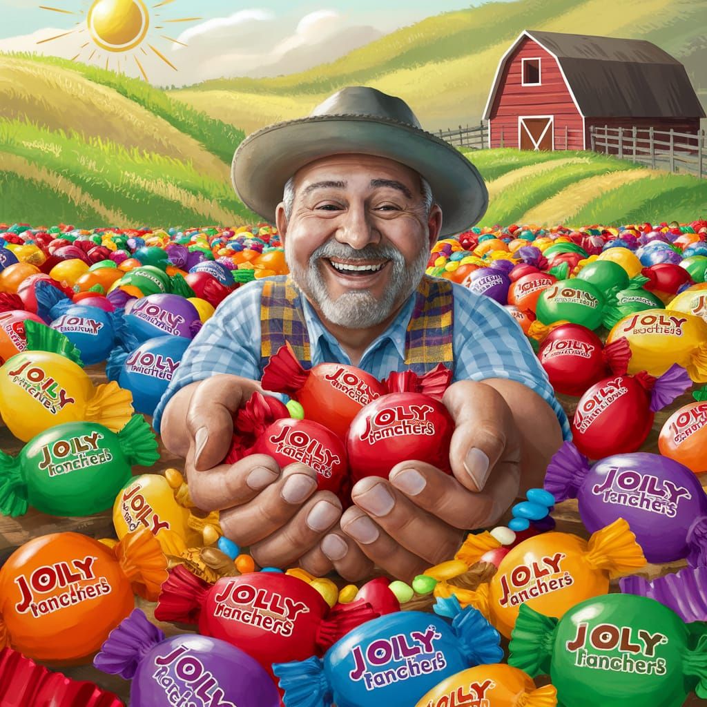 Just a few Jolly Ranchers