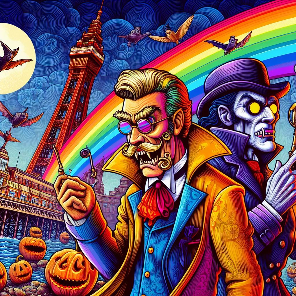 The Rainbow Vampire and The Rainbow Detective. investigation...