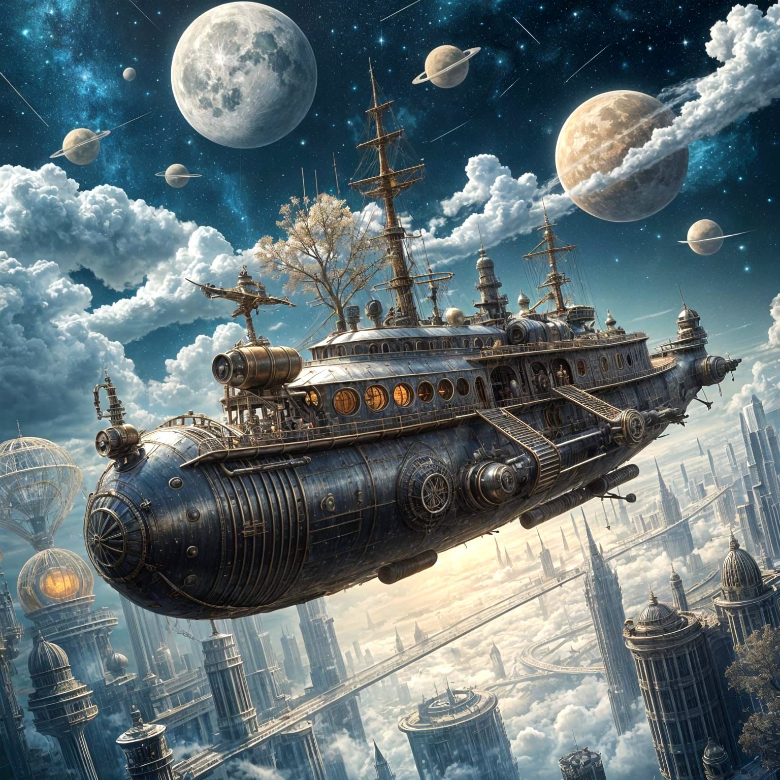 A trip to an intergalactic civilization   by @Luan