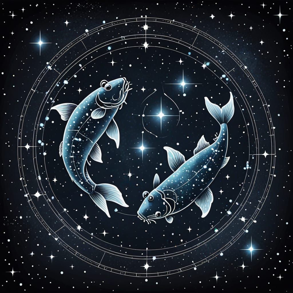 pisces constellation  by @Terminus