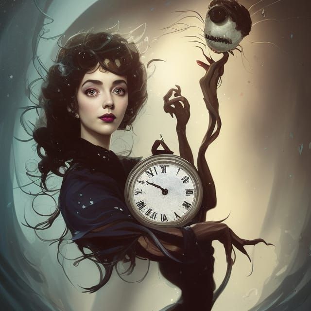Tim Burton's time traveller