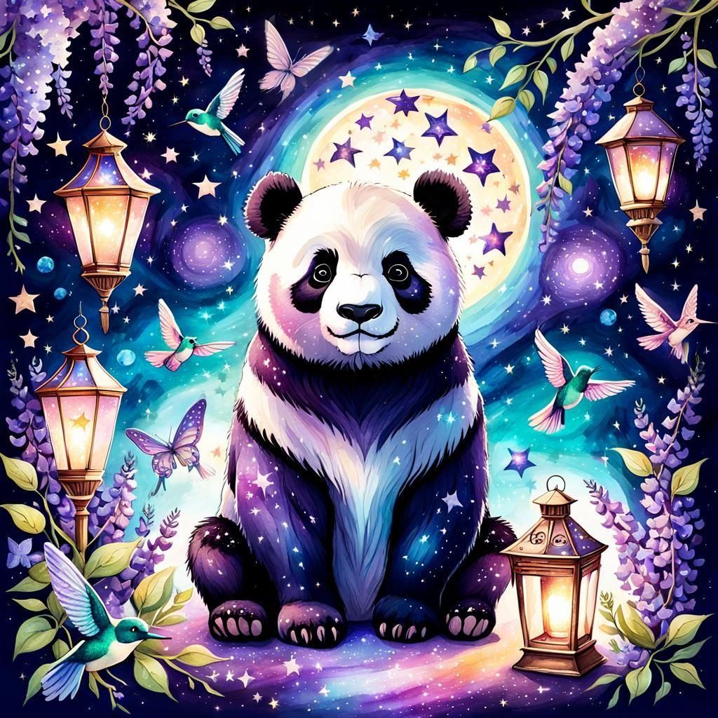 Purple Panda