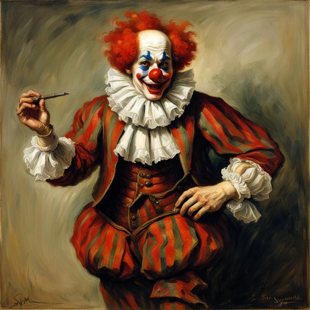 Stańczyk" by Jan Matejko as an clown