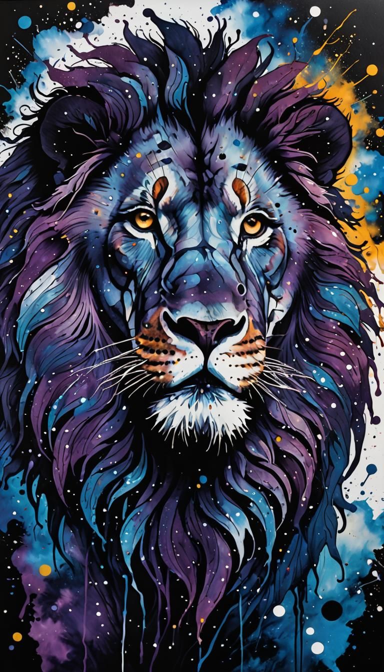 Cosmic lion - AI Generated Artwork - NightCafe Creator