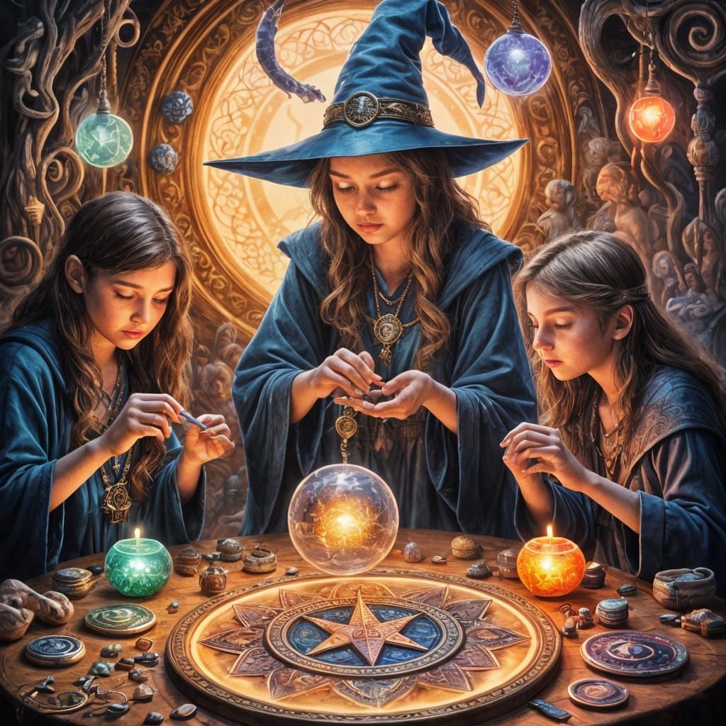  learning of enchanted talismans  by @Rukbat