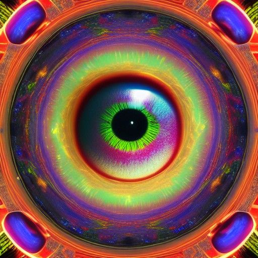 "The Eye of Cosmos 8K 3D 8k resolution beautiful colourful"