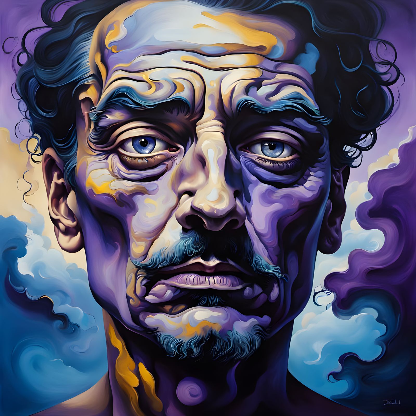 Bandaged Face Generated by AI