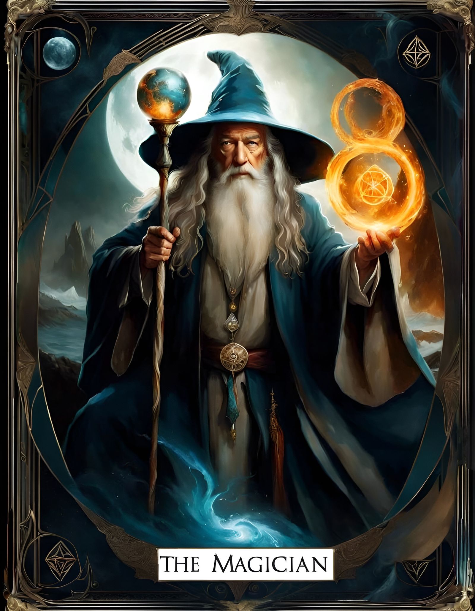The Magician: LOTR Tarot Set  by @Tracie