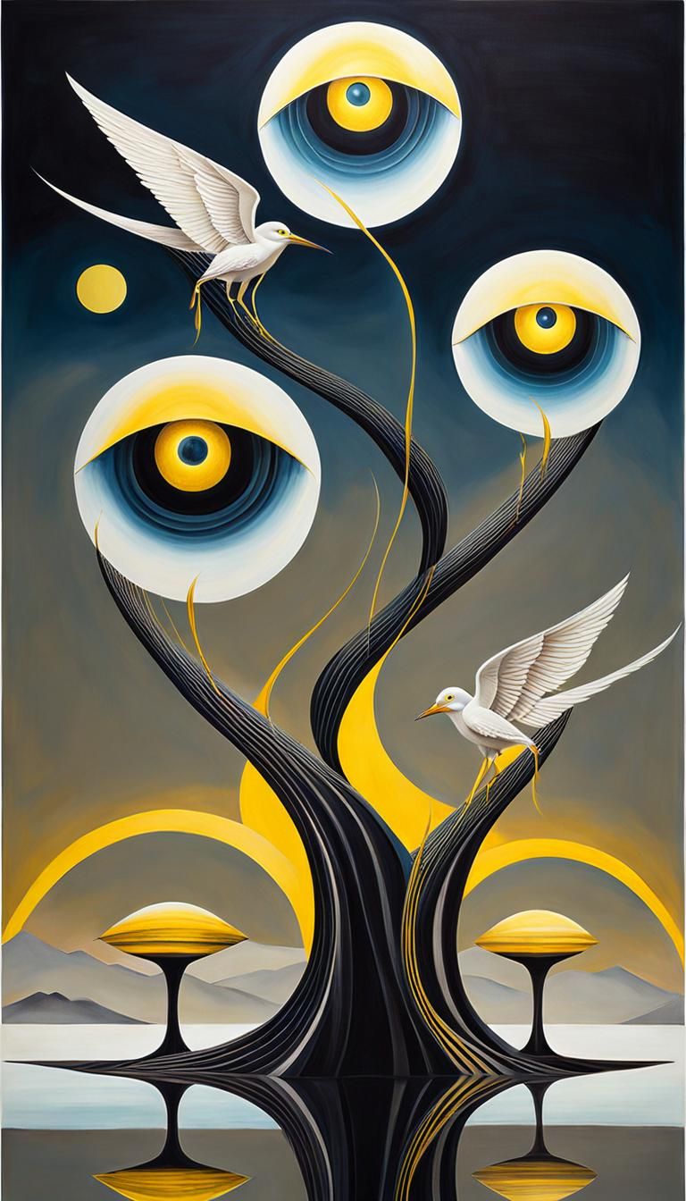 Their Yellow Marble Eyes had Wings ii x4