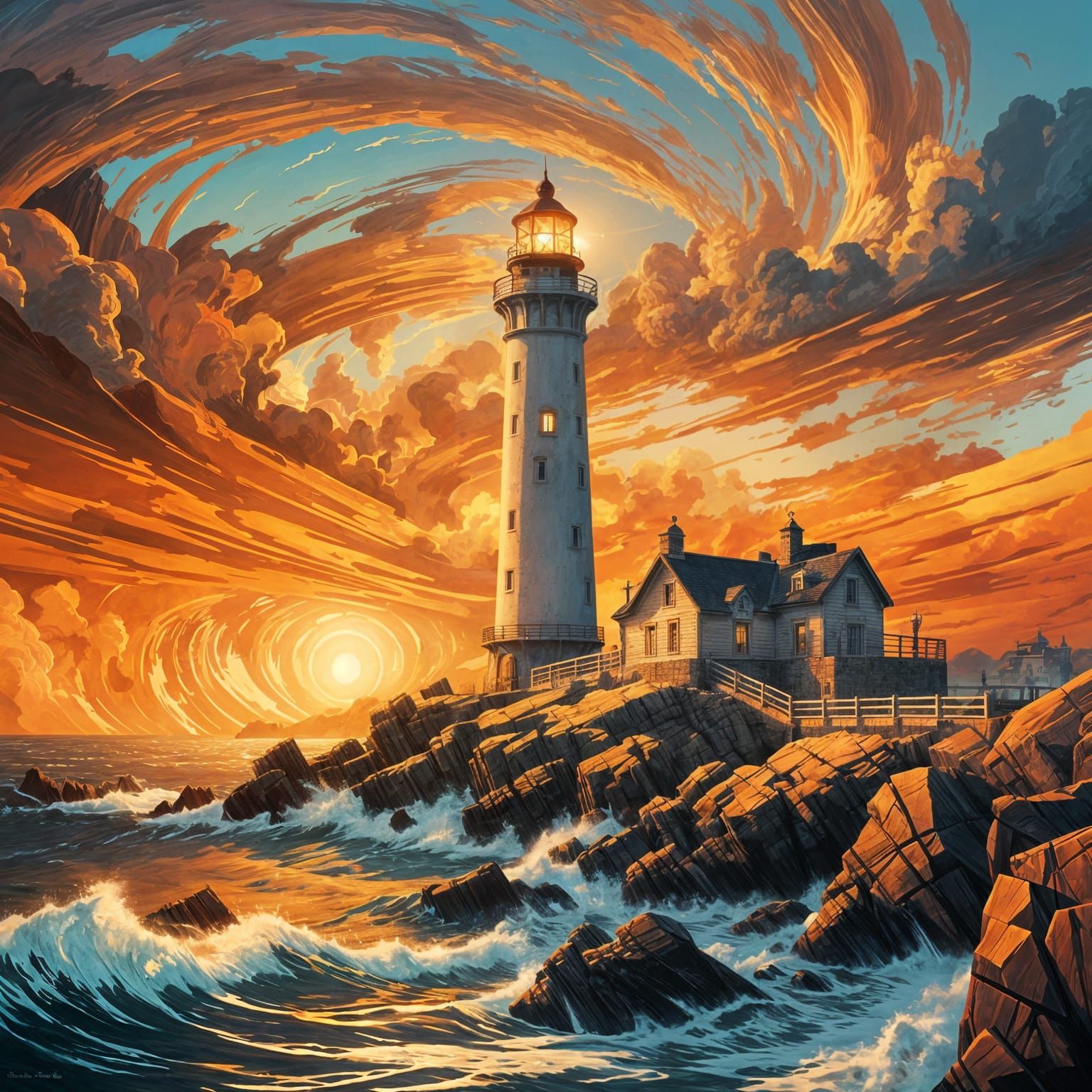 Lighthouse   by @Orsolya Kiss