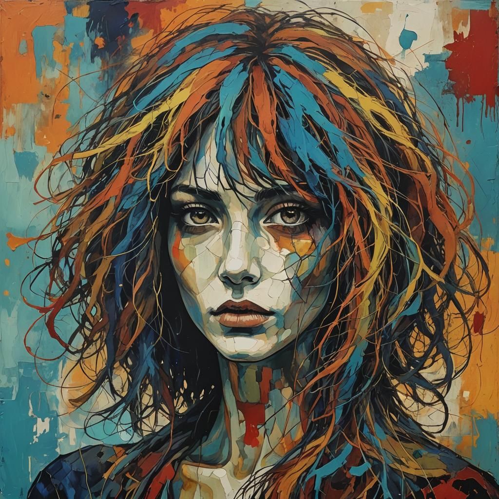She puts a wig on her head
Made of hair from one who's dead.
The world says so
But I say no.
I'd rather look at you inst...