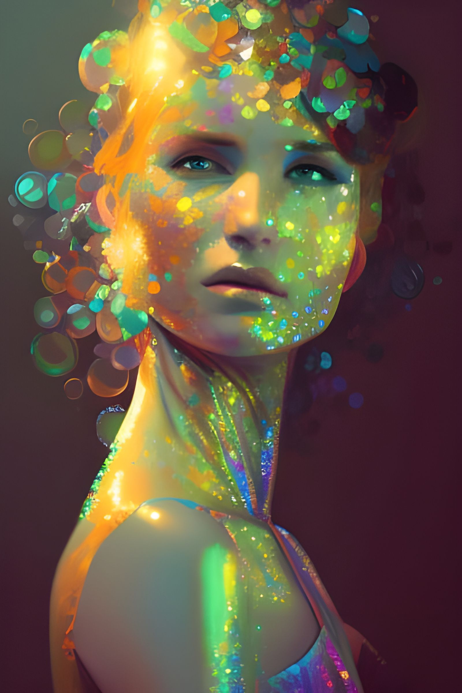 Glitter Bomb AI Generated Artwork NightCafe Creator