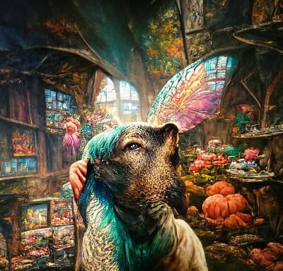 Psychedelic Steampunk Fantasy Art in High Resolution