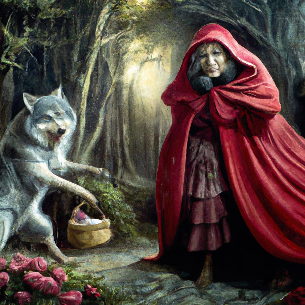 little-red-riding-hood-plot-twist-2022-run-wolf-cub-run-ai-generated-artwork-nightcafe-creator