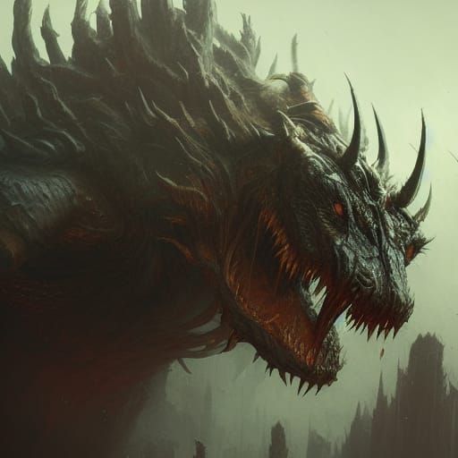Disembodied Grotesque Beast Monster