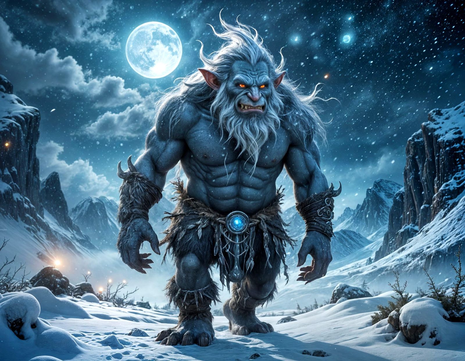 Frost titan of the winter vale  by @Francis H