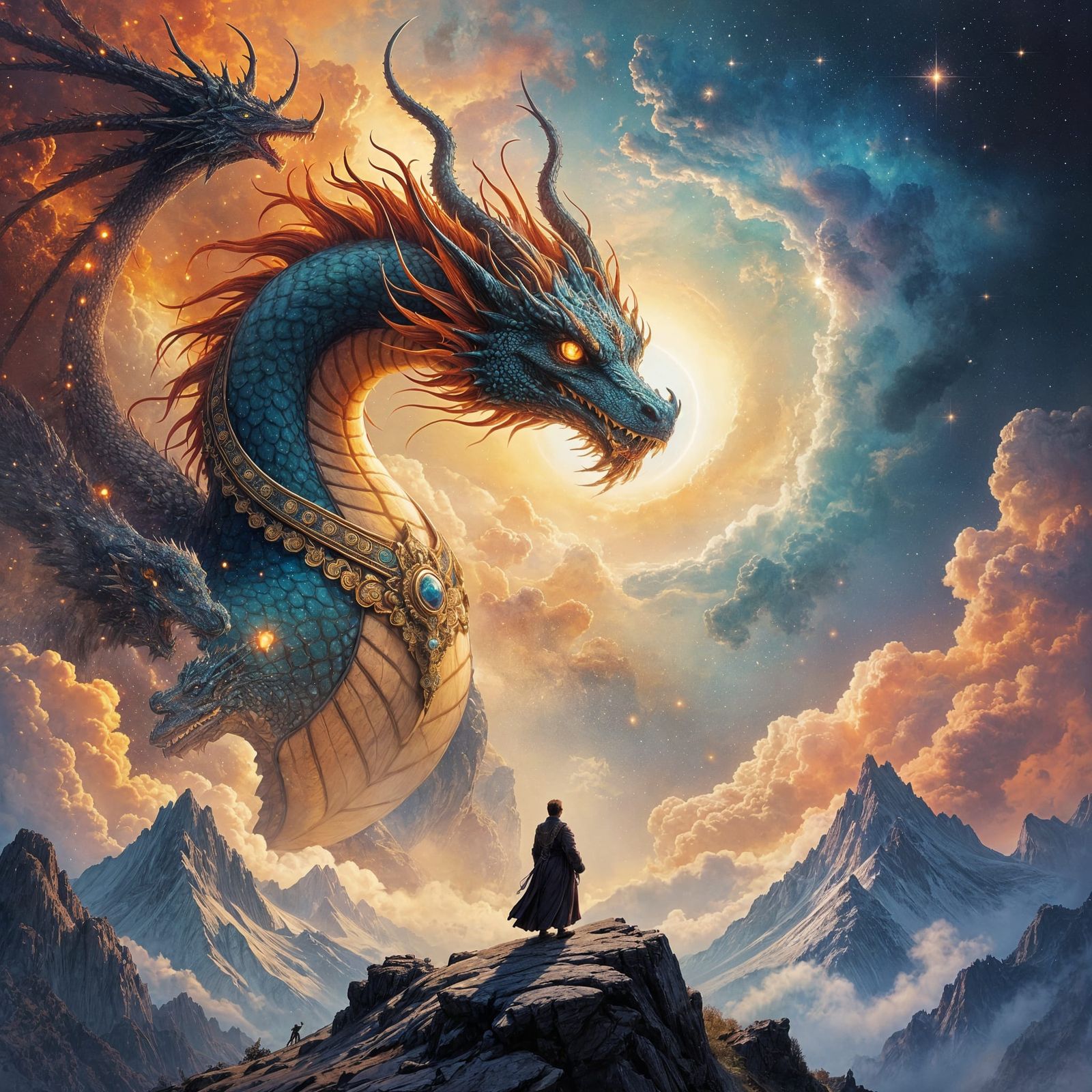 A majestic dragon  by @Hippie Child