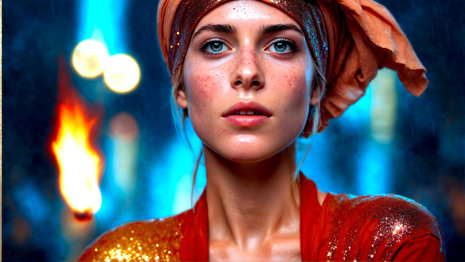 Krista Sims - Glitter in the air series.