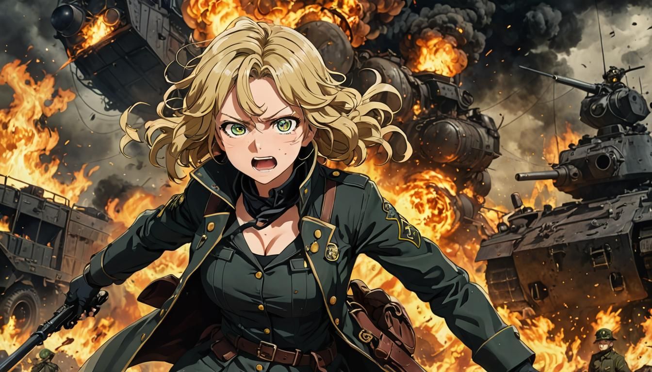 Major General Tanya von Degurechaff  by @ArchImperatrix