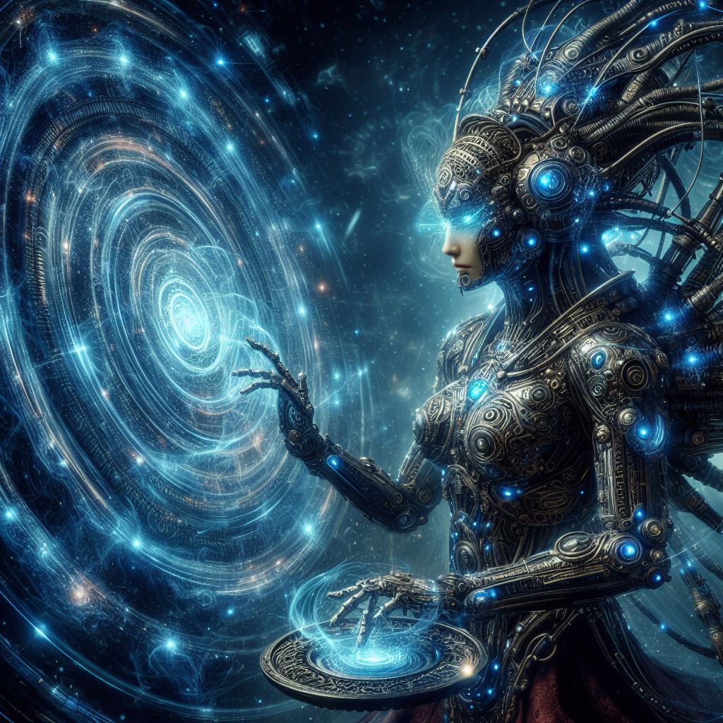 Steampunk Lady Cyborg