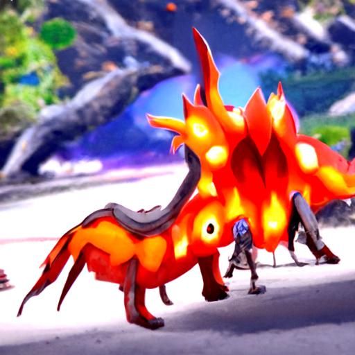 Filled with Pokémon like creatures, Kalos region
