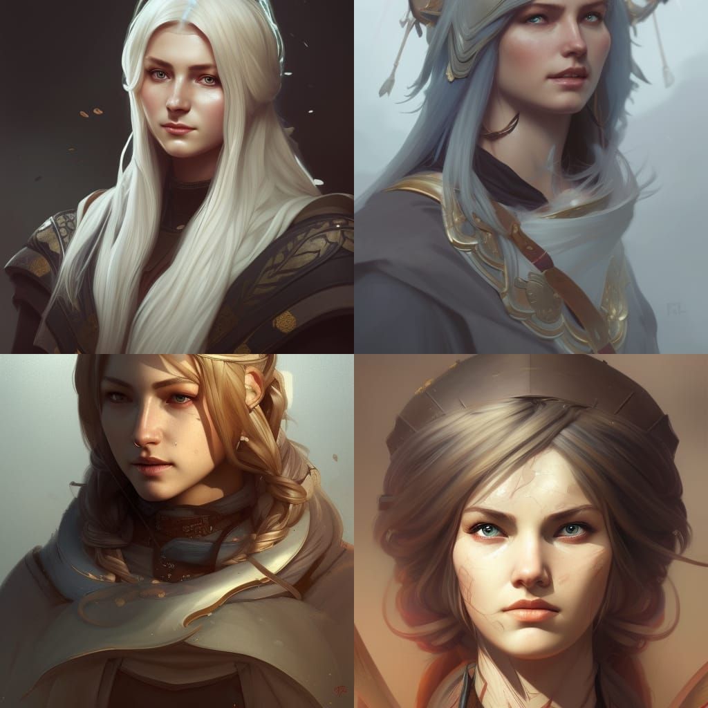 female nordic cleric - AI Generated Artwork - NightCafe Creator