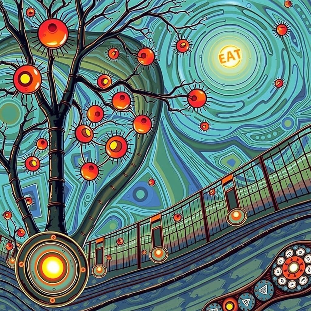 Downstairs  up in a Ghibli spirit