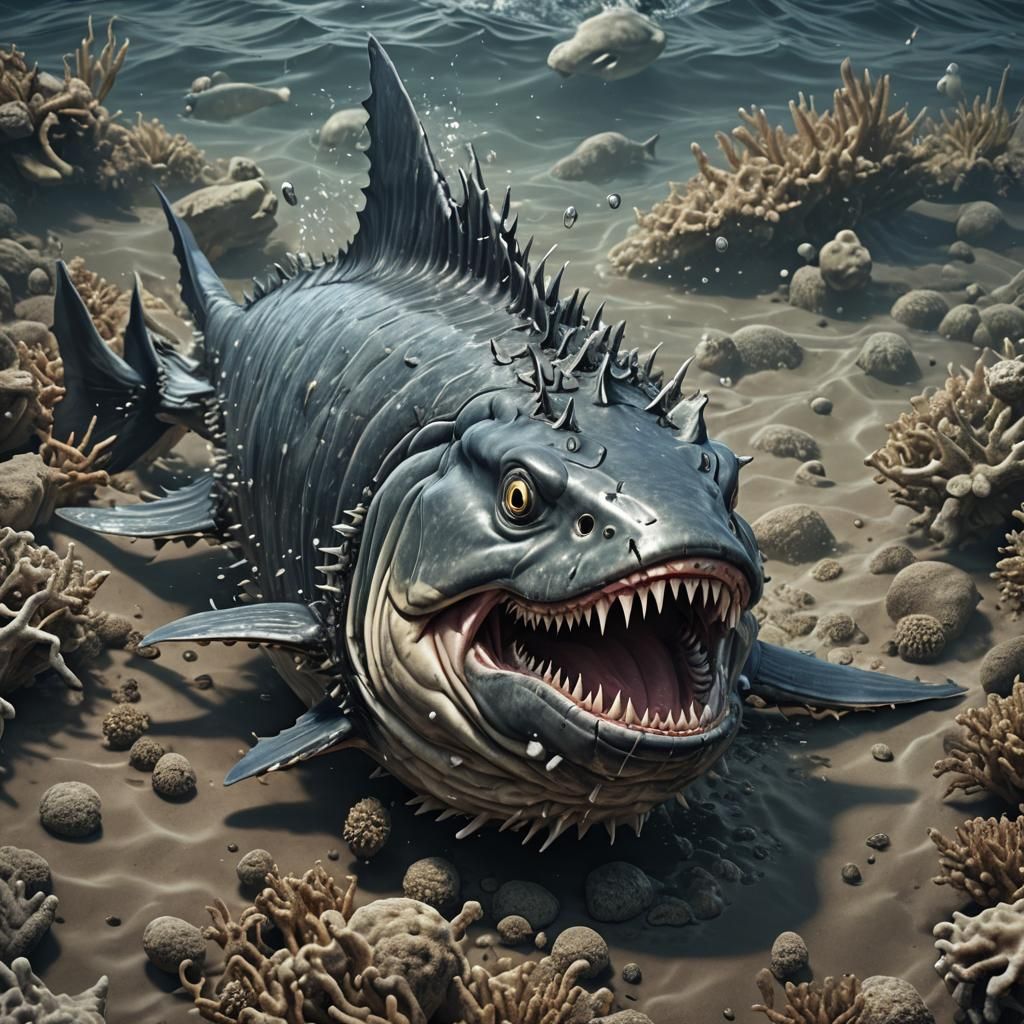 Deep sea creature - study