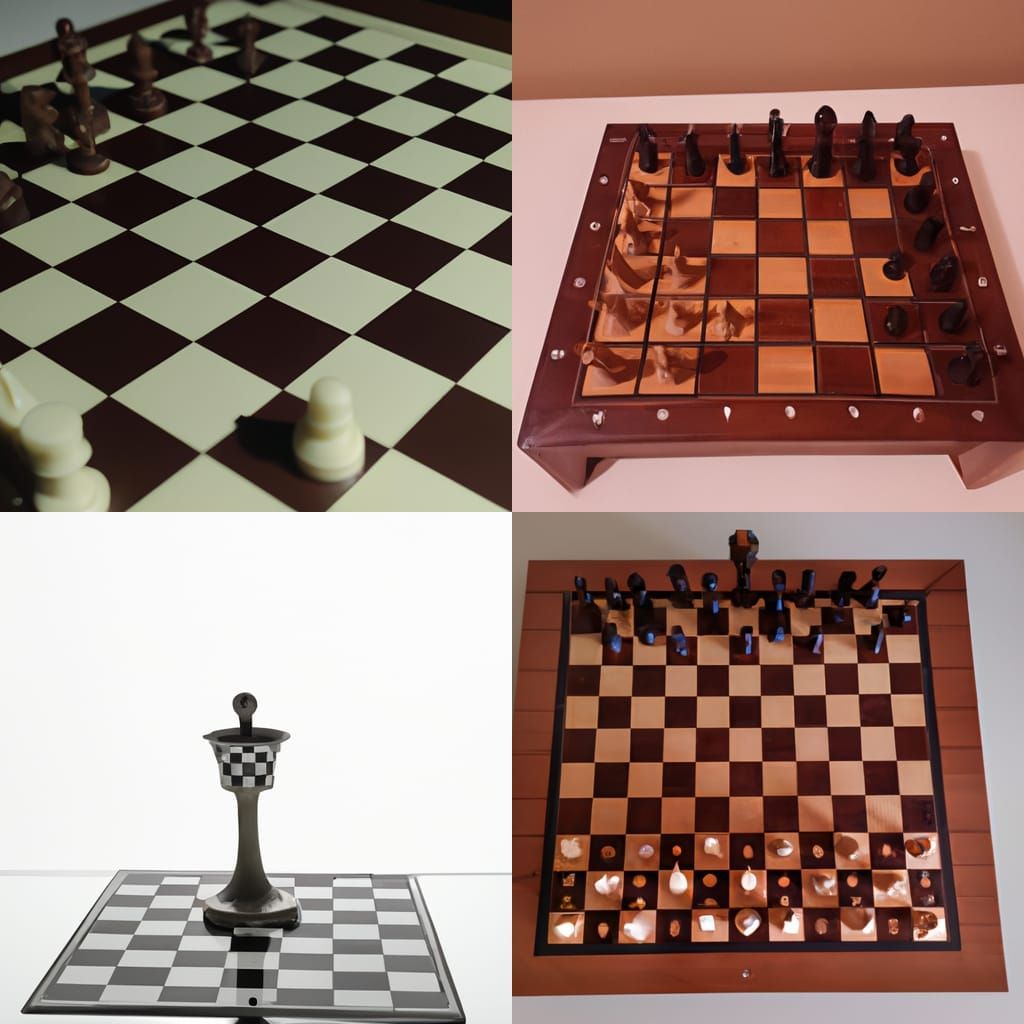Crie um um tabuleiro de xadrez  minimalista