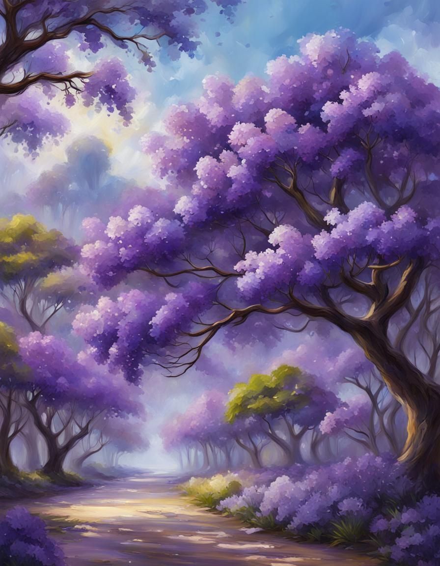 Jacaranda blossoms