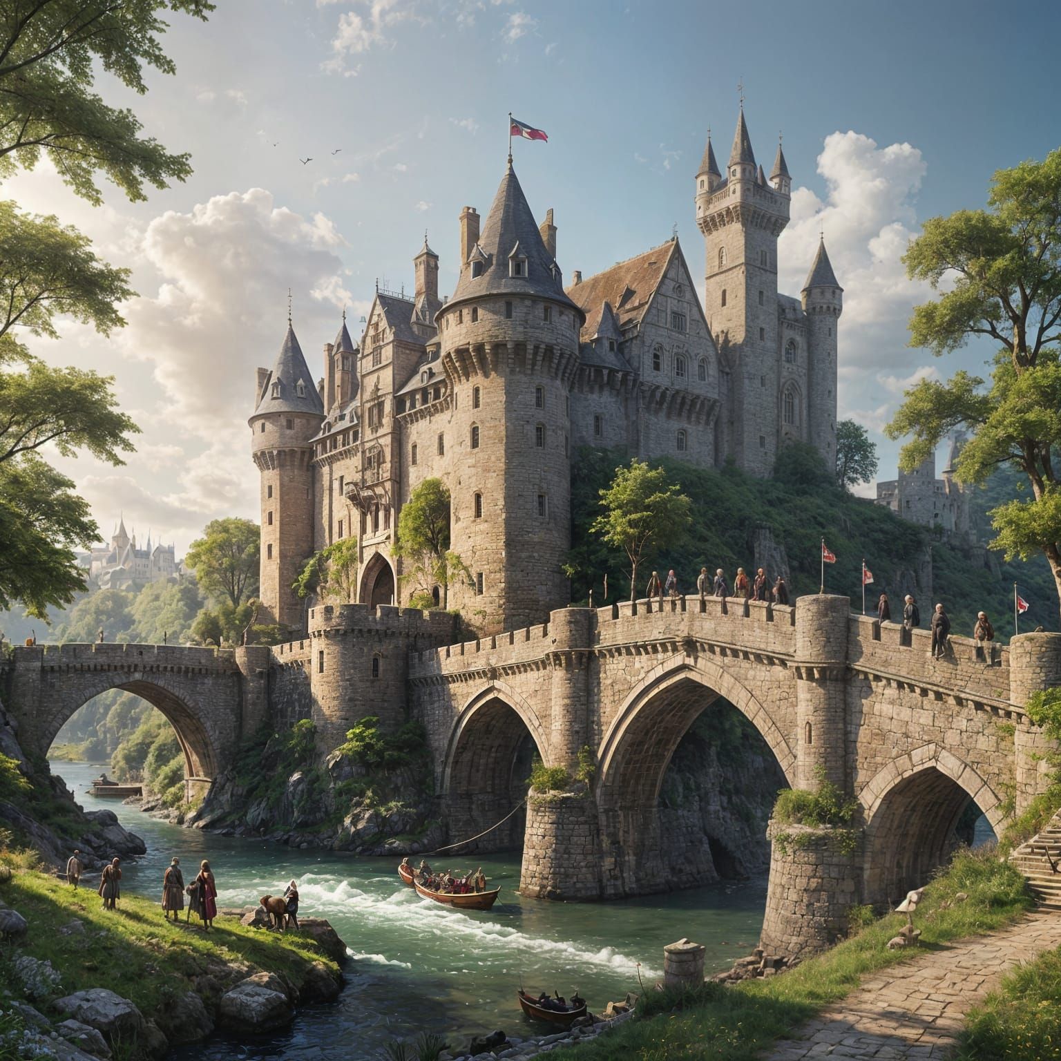 medieval castle  by @Chib