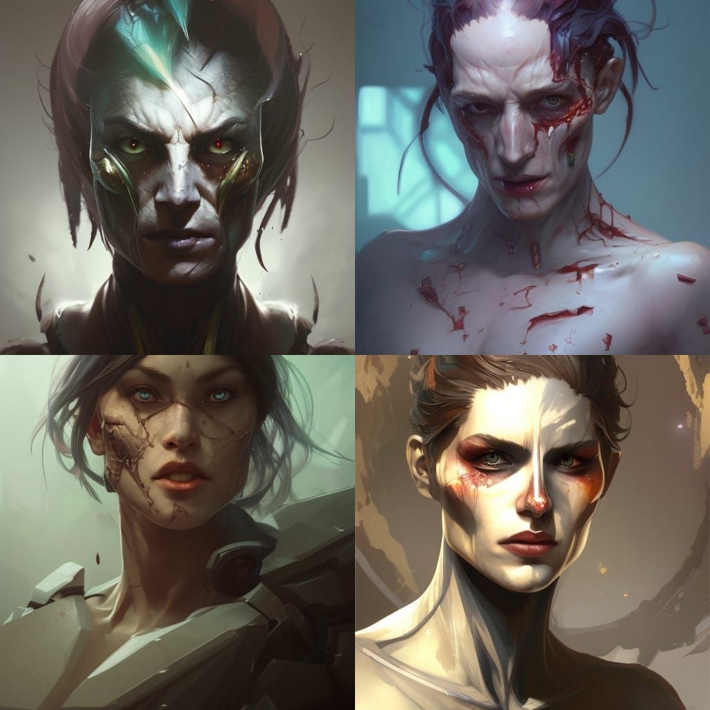 A human corrupted by evil