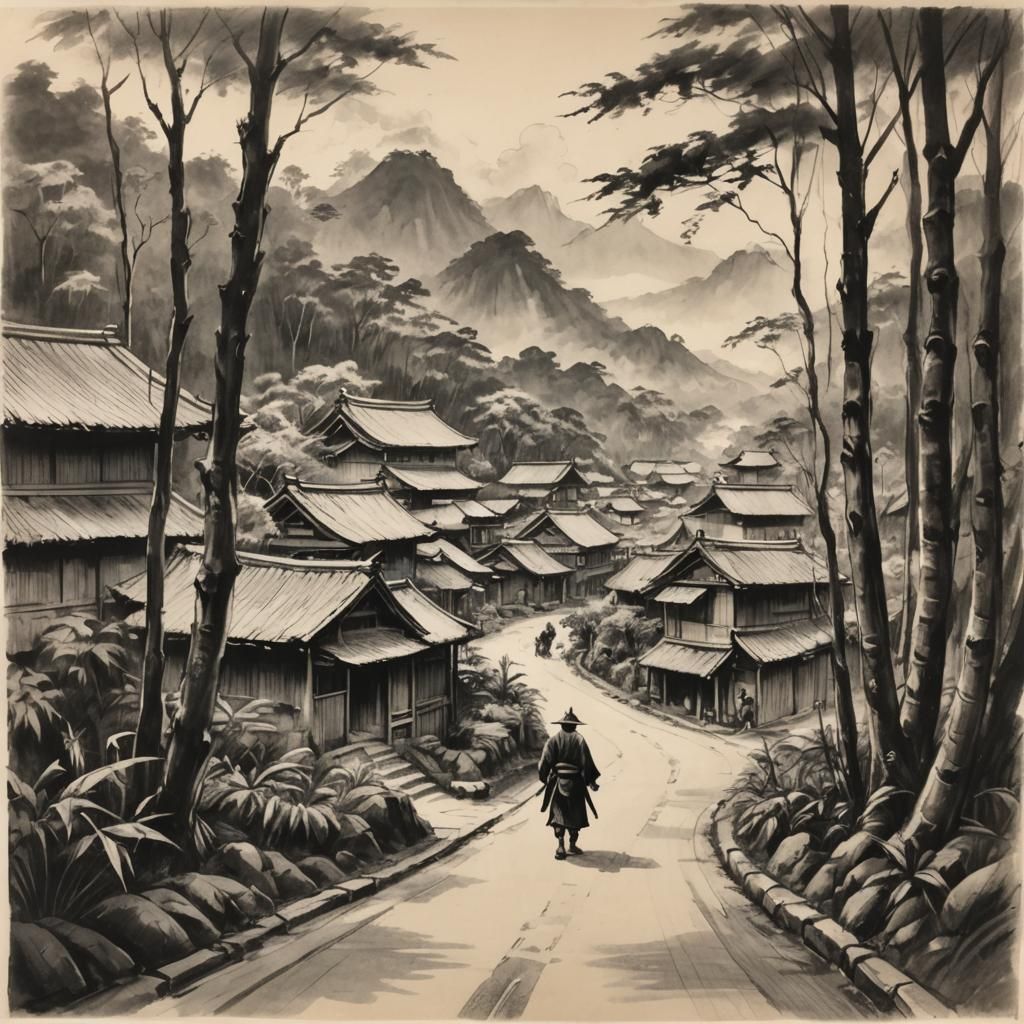 Charcoal sketch