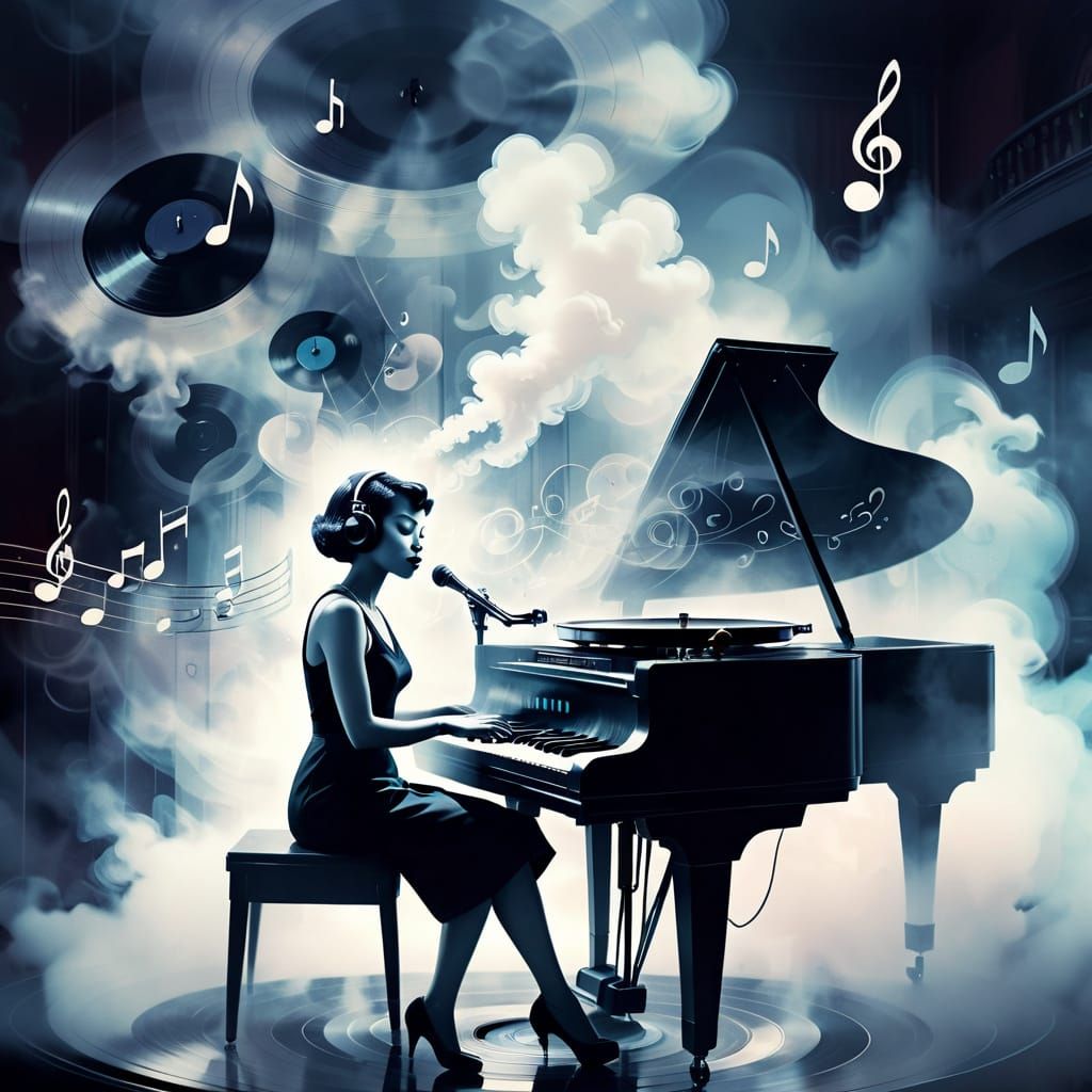 1950s Jazz Recording  by @Human Deliciousness